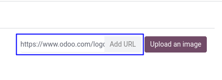 Odoo 17: Save block with URL image