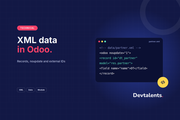 XML Data in Odoo: Create, Update and Delete Records