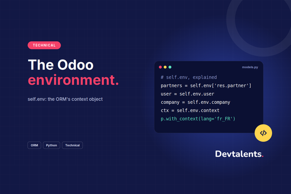 Environment in Odoo