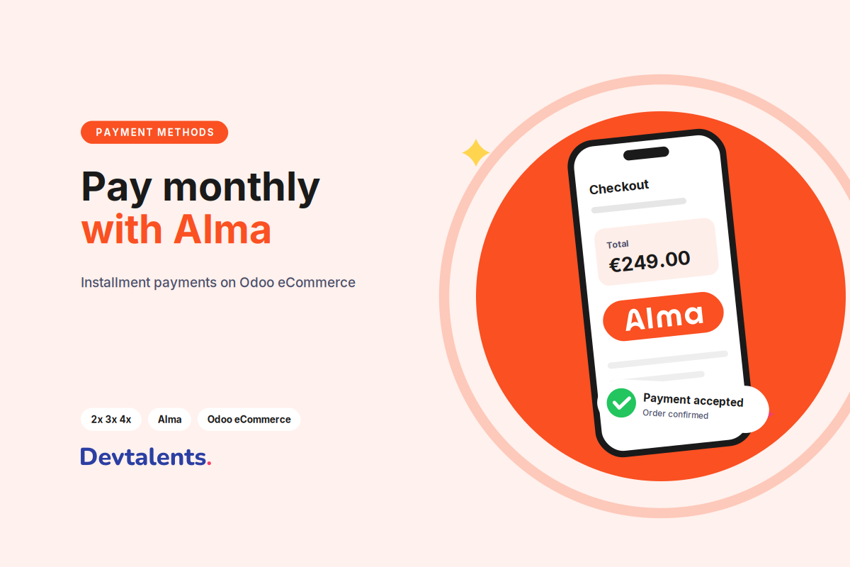 Offer Monthly Payments in Odoo with Alma