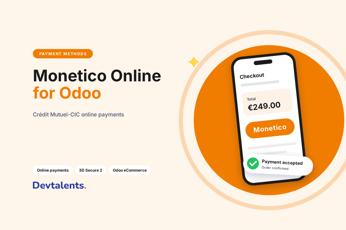 Monetico Integration in Odoo: Card Payment Module for Crédit Mutuel and CIC