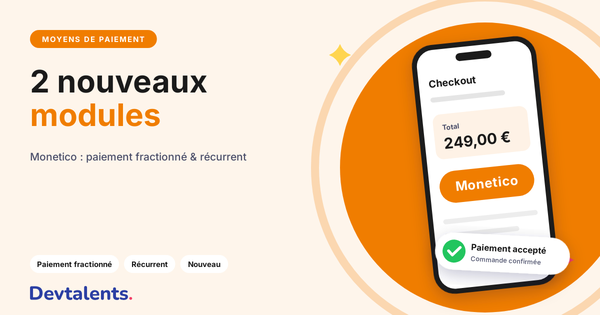 Paiement fractionné et récurrent Monetico pour Odoo : payer en 3 fois et renouveler les abonnements automatiquement