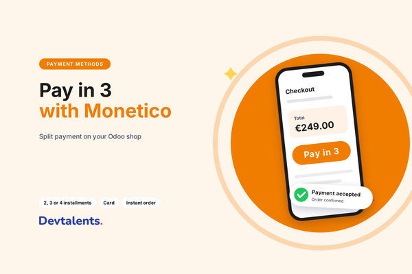 Pay in 3 Installments with Monetico on Odoo: the Split Payment That Boosts Sales