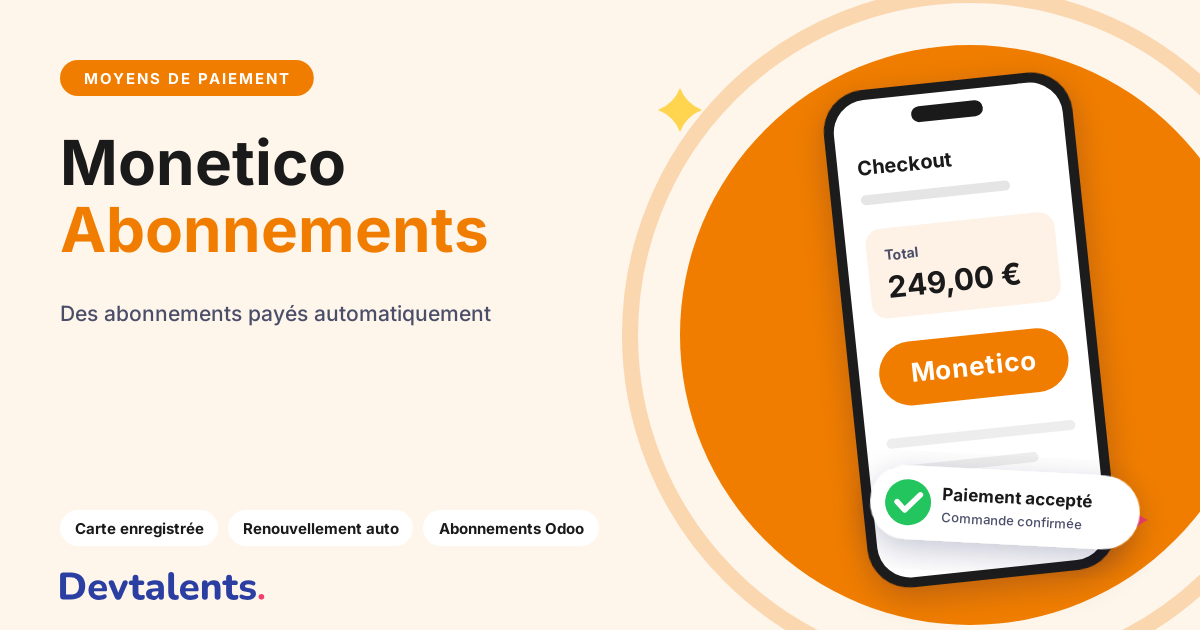 Monetico Recurring Payments on Odoo: Subscriptions Paid Automatically