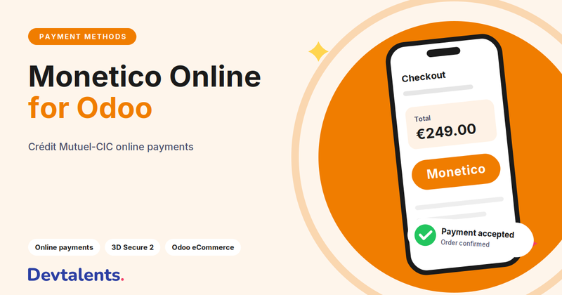 Monetico Payment Provider - Odoo module